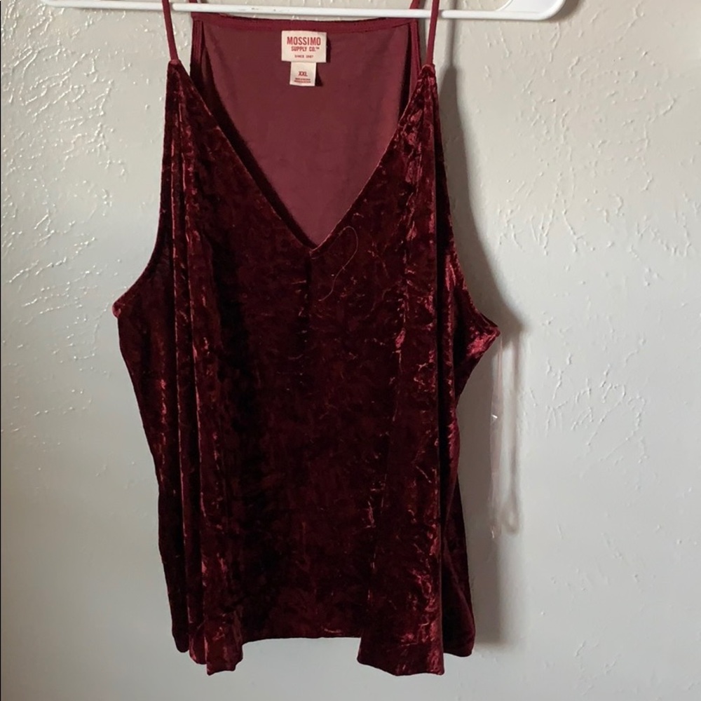 Velvet tank top